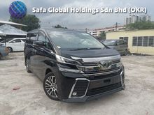 2017 Toyota Vellfire 2.5 ZG FULL SPEC SUNROOF/PRE CRASH/360 CAM/JBL/2DR/POWER BOOT UNREG