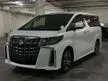 Recon 2021 Toyota Alphard 2.5 SC MPV *35K LowKM* 3 LED / 2 POWER DOOR / POWER BOOT / DIM / BSM / CARPLAY / FREE 7 YRS WARRANTY