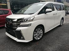 2015 Toyota Vellfire 2.5 ZA SUNROOF 2POWER BOOT