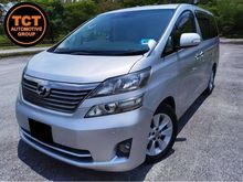 2009 Toyota Vellfire 2.4 SUNROOF MOONROOF FULL LEATHER SEAT POWER SEAT MEMORY SEAT MPV