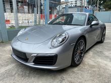 2017 Porsche 911 3.0 Carrera S Silver (Bose, Sport Chrono, Sunroof, Sport Seat, Reverse Camera, PDLS Plus, Sport Exhaust, Full Leather)
