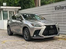 2024 Lexus NX 350 2.4 F Sport AWD SUV - Grade 5A, 9K KM, Light Brown Interior, Sunroof, Full Digital Meter, 360 Surround View Camera, Head-Up Display