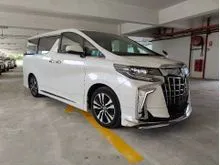 ORI BODYKIT 2021 Toyota Alphard 2.5 SC SUNROOF DIM BSM 24K MILEAGE BEST DEAL UNREG