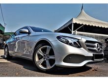 2017 Mercedes-Benz E200 2.0 Avantgarde Sedan 18,000KM ONLY!!! TIPTOP UNDER WARRANTY