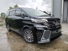 2015 Toyota Vellfire 2.5 ZG BLACK BEST OFFER IN TOWN LOW MILEAGE 43K UNREG