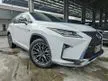 Recon 2019 Lexus RX300 2.0 F Sport 4WD Panaromic Roof 4 Cam 360 View Red Leather PCS LKA BSM HUD 2nd Row Electric Seat Power Boot Unregister