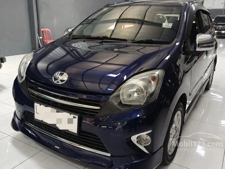 Jual Mobil Toyota Agya 2015 TRD S 1.0 di Jawa Timur Automatic Hatchback Biru Rp 103.000.000