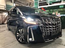 2018 T.Alphard 2.5 SC.*NewCar*FullSpec.(OTR) *INC.SST* MODELLISTA KIT. JBL. SUNROOF. 4CAM. 3LED HeadLamp. PRE CRASH. LTA. Digital MIRROR. Full LEATHER