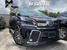 2015 Toyota Vellfire 2.5 ZG P.CRASH 5K MILEAGE 5YRS TOYOTA WARRANTY!!!
