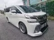 Used 2016 Toyota Vellfire 2.5 Z Golden Eyes MPV MODELLISTA 360 Camera, Power Door, Pilot Seats