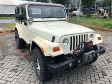 1980 Jeep CJ 7 4.2 MT Mesin Ganti Ford Ranger Diesel Putih Surabaya