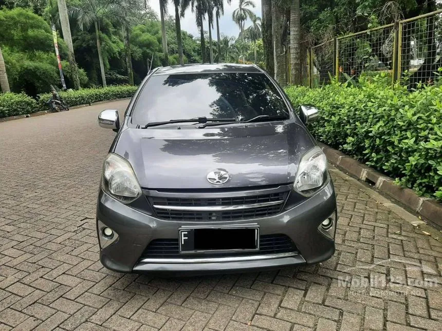 Jual Mobil Toyota Agya 2016 G 1.0 di Jawa Barat Manual Hatchback Abu