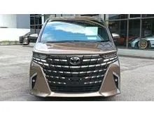 Ready Unit Unregistered 2025 Toyota Alphard 2.5 Z Brand New Condition Grade 5AA with Full Report Full English System - JBL Sound System Welcome View..