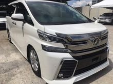 (ZG)(INCLUDE GST)(GRADE A)2015 Toyota Vellfire 2.5 ZG