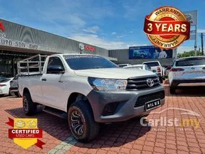 2019 Toyota Hilux 2.4 Single Cab +FREE 3 Years WARRANTY +FREE 3 Years Service by Authorized Toyota Service Centre + UMWToyota Unit +