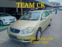 2001 Toyota Corolla Altis 1.6 E Sedan
