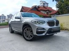 2019 BMW X3 2.0 xDrive30i Luxury SUV-91KM / WELL MAINTAIN/ FREE 3 YEAR WARRANTY PACKAGE (J)
