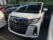 Recon 2022 Toyota Alphard 2.5 SC SUNROOF DIM BSM UNREGISTER