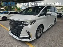 2025 Toyota Alphard 2.5 Z MODELLISTA BODYKIT MOONROOF JAPAN HIGH GRADE 6A CAR LOW MILEAGE 29 KM ONLY NEW CAR CONDITION HEAD UP DISPLAY 360 CAMERA