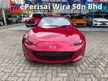 2023 Mazda Roadster MX-5 RF 2.0 VS (AUTO) , BOSE SOUND , REVERSE CAMERA , COLOUR RED , BLACK LEATHER SEAT