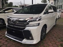 2016 Toyota Vellfire 2.5 ZG (UNREG) (Local AP) (JBL Sound System, 4 Cameras, PwrBoot, 2 PwrDoor) (Like Brand New Car) (Low Mileage) (YEAR END OFFER)