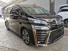 2019 Toyota Vellfire 2.5ZG 3LED PILOT SEAT POWER BOOT HIGH SPEC 4YEARS WARRANTY UNREGISTERED