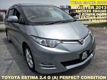 2008/13 Toyota Estima 2.4 G (A) PERFECT CONDITION WITH 7 SEATED 2 POWER DOOR LEATHER SEAT