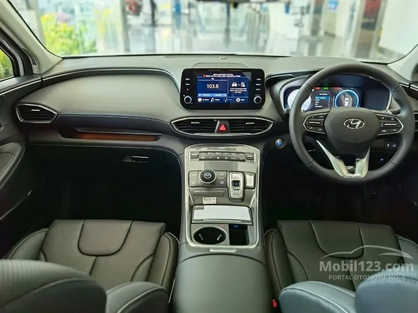 Jual Mobil Hyundai Santa Fe 2023 Prime 2.5 di Banten Automatic SUV Hitam Rp 570.000.000