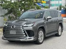2024 Lexus LX 600 3.5 Japan Spec Grade 6A NEW Car Condition Full Spec with Modellista Aero, Rim, Rear Entertainment, Mark Levinson Sound System