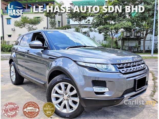 Search 338 Land Rover Range Rover Evoque Cars For Sale In Malaysia Carlist My