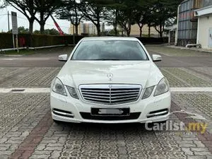 2012 Mercedes-Benz E200 1.8 Elegance CGI Sedan One Owner Johor Plate