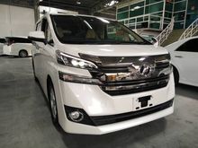 TOYOTA VELLFIRE 2.5x Spec Unreg 2015 186K only 1 power door