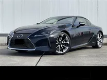 2023 Lexus LC 500 5.0 S Package, Carbon Roof, Lexus Safety, Collision Mitigation Braking, Genuine 21-inch Alloy Wheels, LED Headlights, INCOMING STOCK