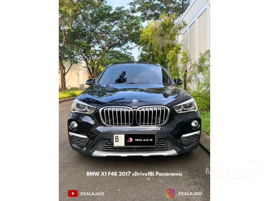 Jual Mobil BMW X1 2017 sDrive18i xLine 1.5 di Banten Automatic SUV Hitam Rp 373.000.000