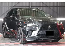 Recon Incoming Stock 2023 Lexus RX 500h 2.4 F Sport AWD SUV Black With Full TRD Bodykit & Exhaust Tip-Top Condition -- Car For Sale