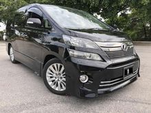 2012 Toyota Vellfire 2.4 (A) Z G Edition MPV PILOT SEAT POWER BOOT 1 OWNER