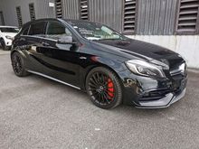 2016 Mercedes-Benz A45AMG 4MATIC SPORT EKSOS SPORT ABSOBER 19PAINTED ALLOY WHEEL JAPAN SPEC 4YEARS WARRANTY UNREGISTERED