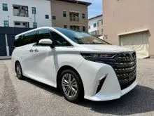 2025 Toyota Alphard 2.5 Z NEW CAR 20KM GRADE 6A SUNROOF 360CAM HUD JAPAN UNREG