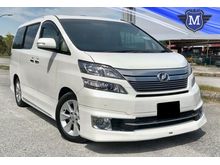 2013 Toyota Vellfire 3.5 V L PREMIUM NANOE AIR SPECIAL DOWN LIGHT 360 ANGLE CAMERA PILOT SEAT VELLFIRE VL