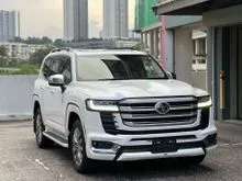 (GRADE 5A) 2025 TOYOTA LAND CRUISER 3.5L (T) ZX PETROL *LOW INTEREST RATE 2.3-2.8 / FREE WARRANTY OPEN PANEL