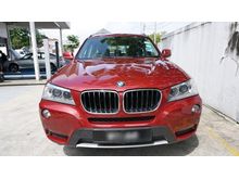 2013 BMW X3 2.0 xDrive20i (A) DIRECT OWNER! Full Service Record Available with BMW! Well Maintained! Negotiable! Expat owned! FREEBIES WORTH RM 800!!! -–EASYSELL–-