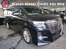 2015 Toyota Alphard 2.5 G S 8 Seater Unregister 2 Year Warranty