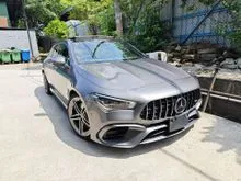 (23k-Km Mileage, Grade 4.5B) 2021 Mercedes-Benz AMG CLA45S 2.0 S 4MATIC+ Shooting Brake. AirCon Seat, Sport Exhaust, Panoramic, Burmester. CLA45 CLA