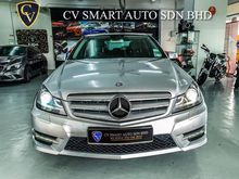 2014 Mercedes-Benz C200 CGI 1.8 AMG Sedan Tiptop FULL SERVICE HISTORY with Hap Seng Star Genuine and Low mileage used W204 W205