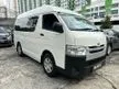 Used 2014 Toyota Hiace 2.5 D (M) Window Van High Roof 11 Seats Front Leather Seat Android Player Reverse Camera