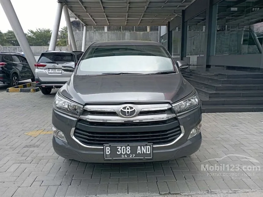 Jual Mobil Toyota Kijang Innova 2017 V 2.4 di DKI Jakarta Manual MPV Abu