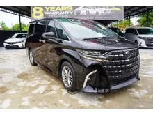 2025 Toyota Alphard 2.5 Z HUD, ADVANCE DRIVE,360 CAMERA, LOW MILEAGE ORIGINAL, FREE BODYKIT, CHEAPEST IN MARKET