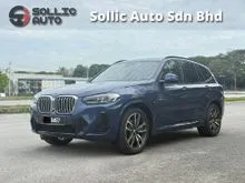 2022 BMW X3 2.0 xDrive30i M Sport [Pure Petrol], [Manufacturer warranty until 2027], [Mileage 86,118km]