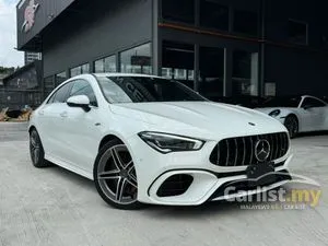 2021 Mercedes-Benz AMG CLA45 2.0 S 4MATIC+ Coupe RECON JAPAN SPEC TIP TOP CONDITION SUNROOF BURMESTER SOUND REVERSE CAM ORIGINAL LOW MILEAGE