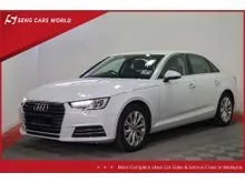 2017 Audi A4 1.4 TFSI Sedan LOCAL FULL SERVICE RECORD 1YEAR WARRANTY 67K-MILE ONLY